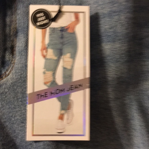 TINSELTOWN HI-RISE THE MOM JEAN - Picture 2 of 7